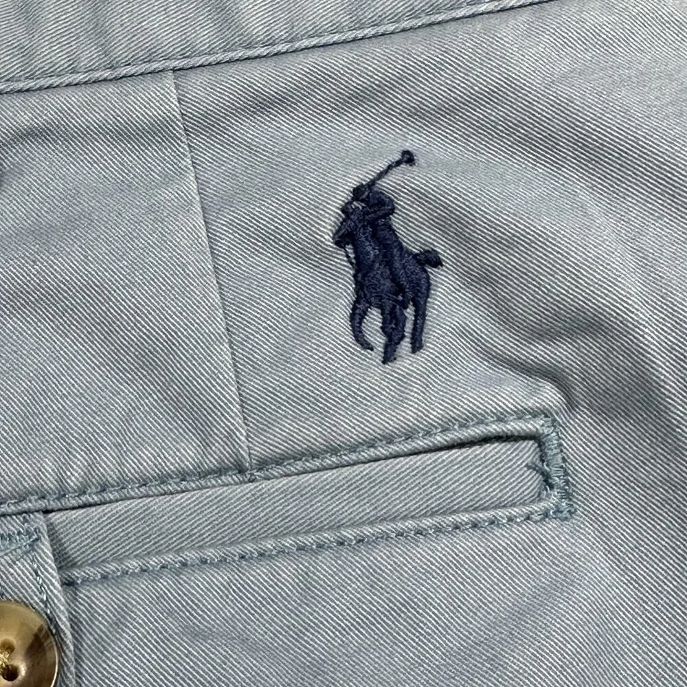 Polo Ralph Lauren Shorts Mens 40L Blue Stretch Classic‎ Fit Chinos Preppy Golf